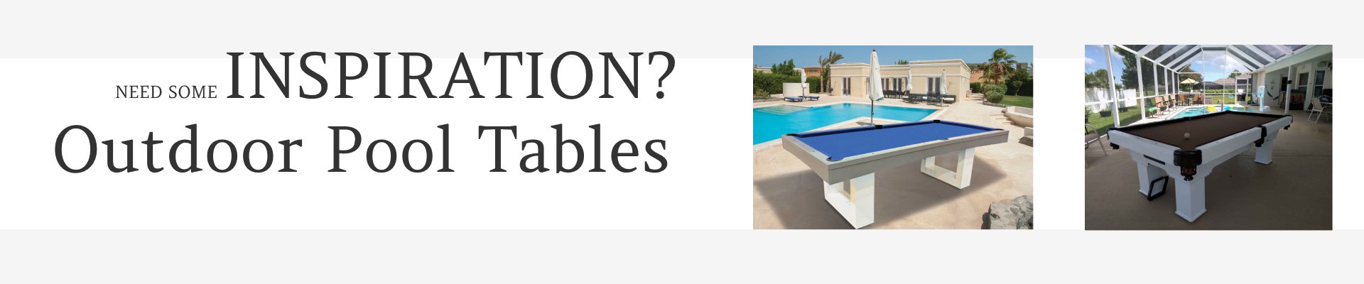 Outdoor Pool Tables